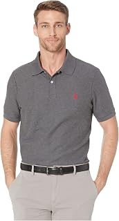 U.S. Polo Assn., Mens Classic Polo Shirt Two Button Down Pique Polo Shirt Summer Fashion Golf