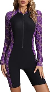 Halcurt One Piece Rash Guard Women's Sundress