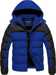 Men's Puffer Jacket Waterproof Winter Parka jacket Warm Thicken Ski Coat