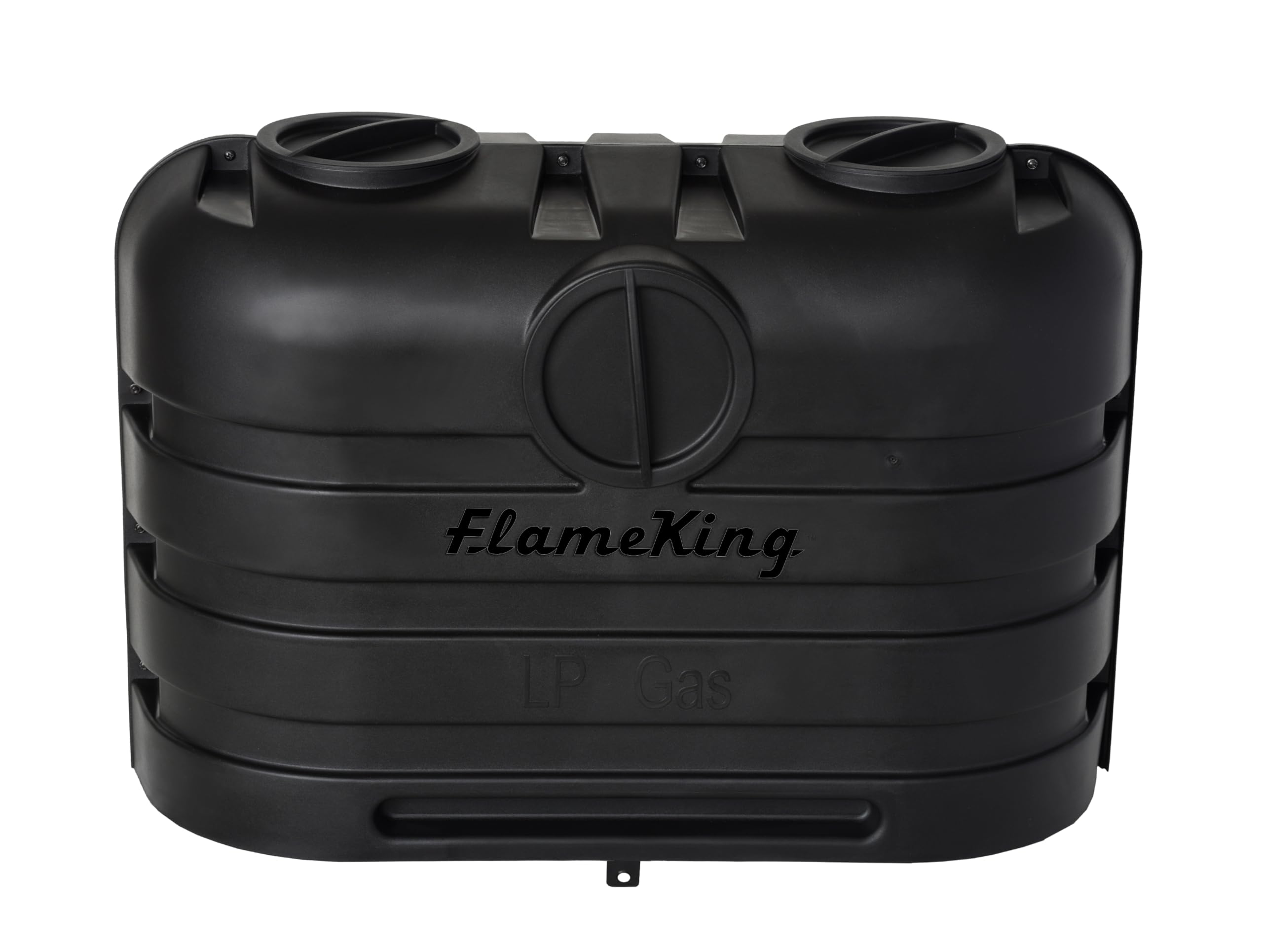 Flame King Dual 20LB LP Propane Tank Light Plastic Heavy Duty Cover for RV, Trav