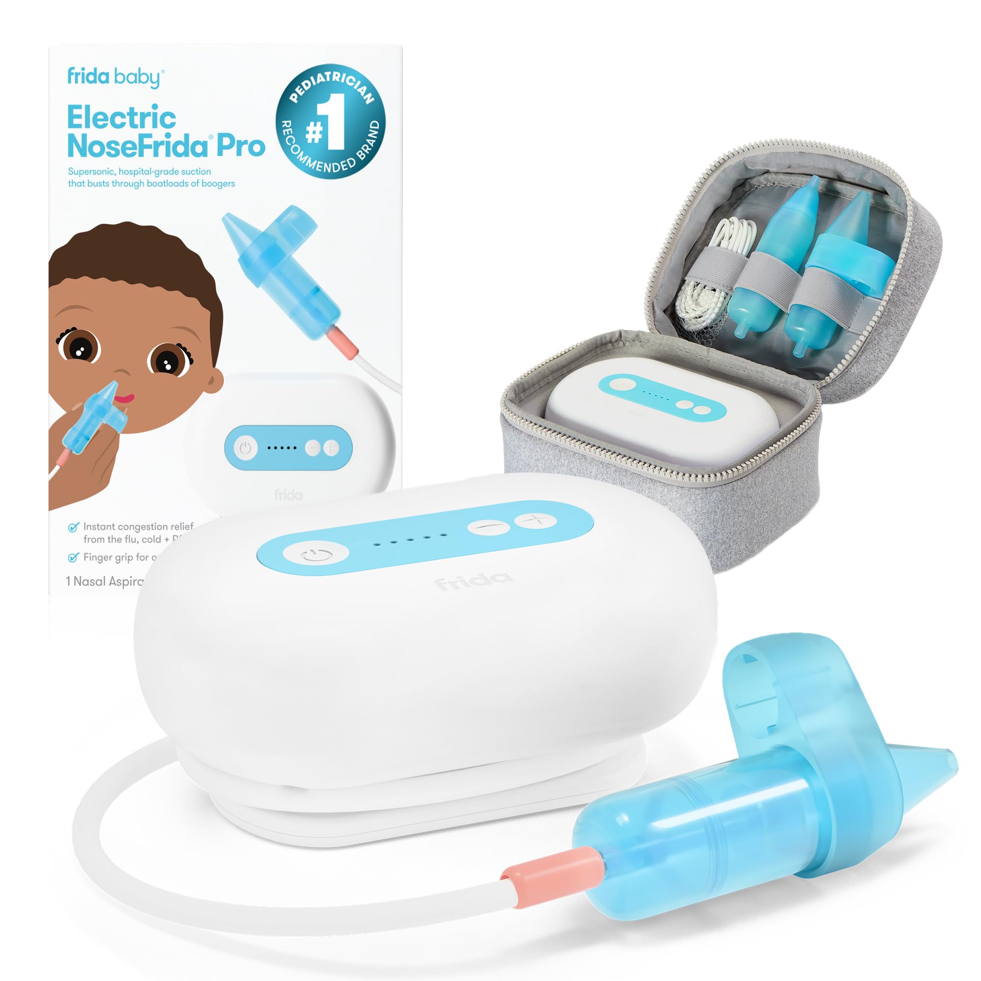 Frida Electric NoseFrida Pro Nasal Aspirator, Hospital Grade Suction | Nose Suck