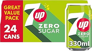 7UP Zero Lemon & Lime Cans 24 x 330ml