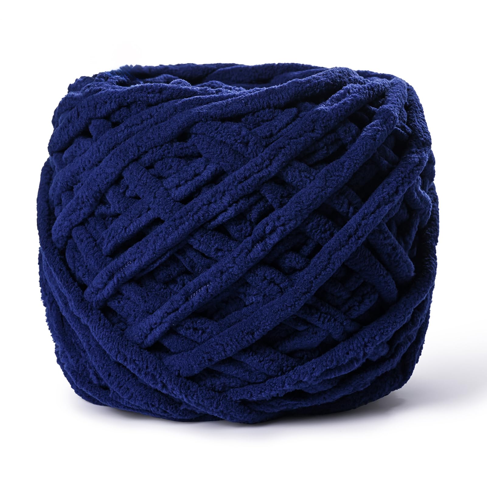 Plush Chenille Chunky Yarn 100g (49.2yd) - Fluffy Velvet Yarn Crochet for Blanke