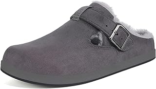 Sisttke Clogs and Mules Unisex Winter Warm House Slippers