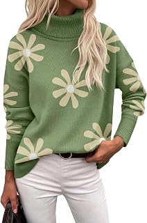 Zeagoo Turtleneck Sweater Women Winter Knitted Sweater Autumn Pullover