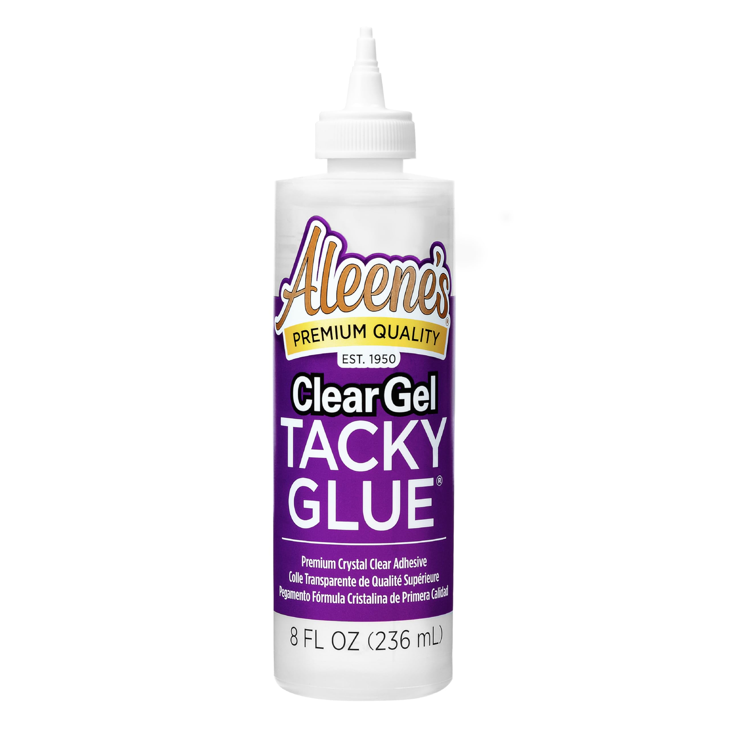 Aleene's Clear Gel Tacky Glue, Dries Clear, 8 fl oz | Clear Gel Formula, Dries C