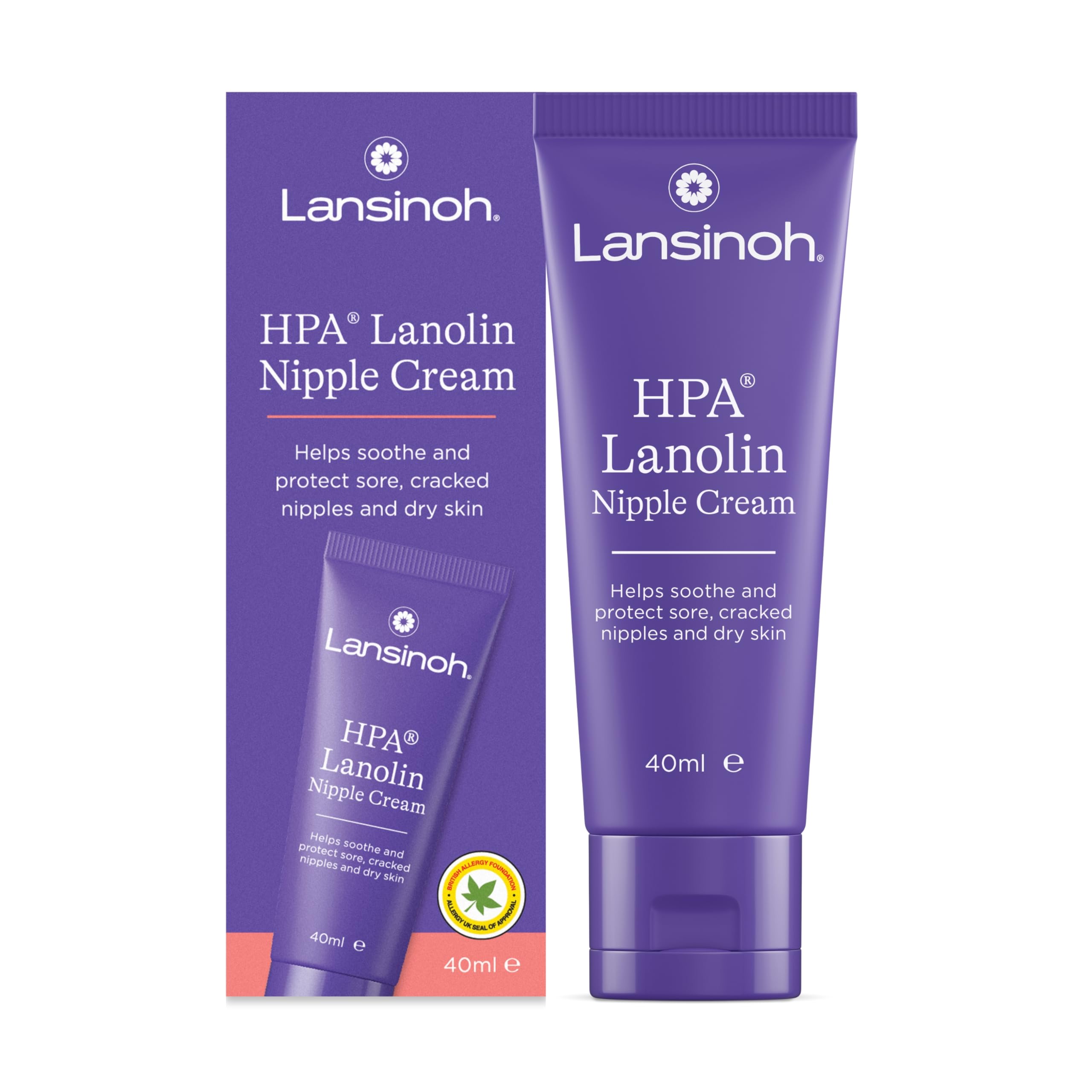 Lansinoh HPA Lanolin Nipple Cream - 40ml - Breastfeeding Essentails | Sore Nippl