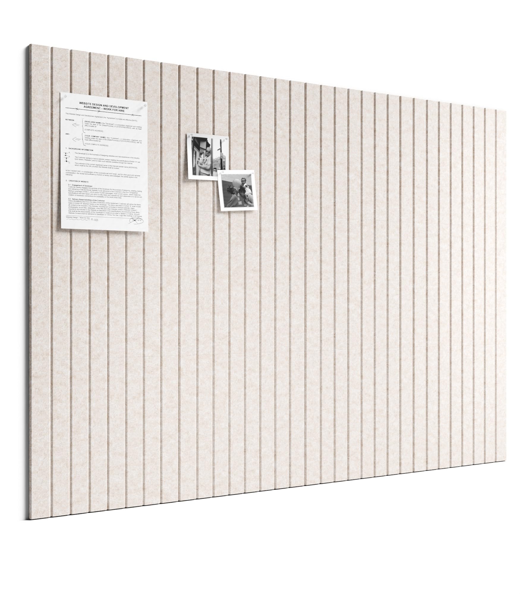 Bumusty Felt Bulletin Board & Cork Board Alternative 48" x 36" | 12 Pack Cork Bo