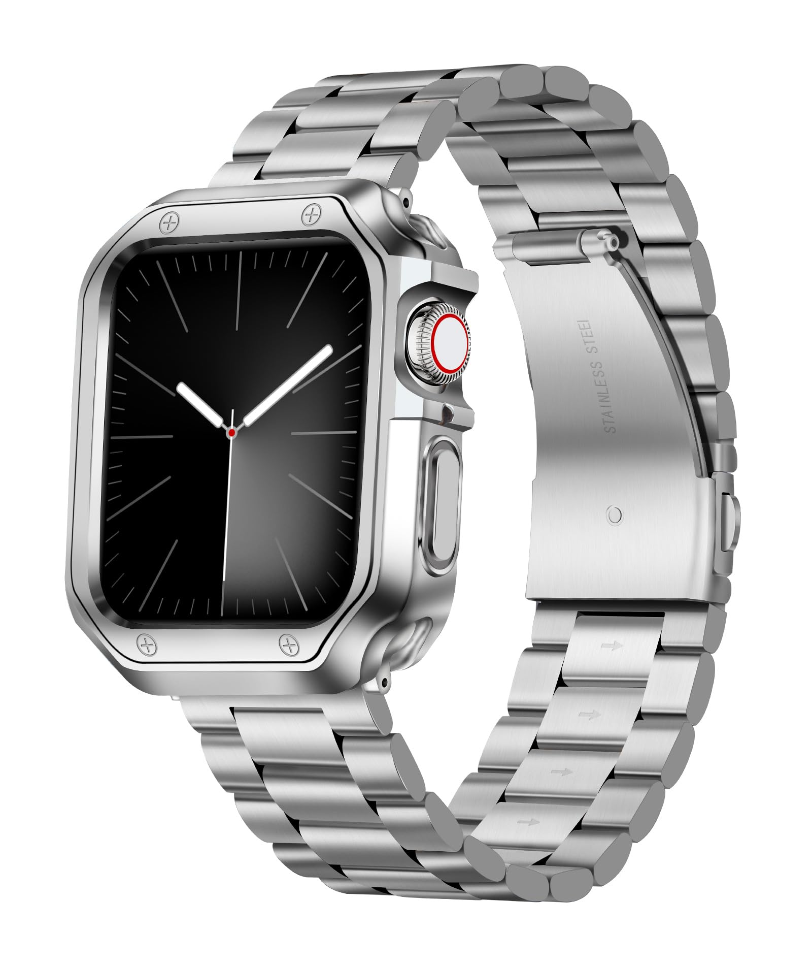 BINLUN Metal Strap Compatible with Apple Watch 49mm 46mm 45mm 44mm 42mm 41mm 40m