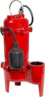 Red Lion RL-WC50TA, 115V, 1/2 HP, 5600 GPH Automatic Sewage/Effluent Pump