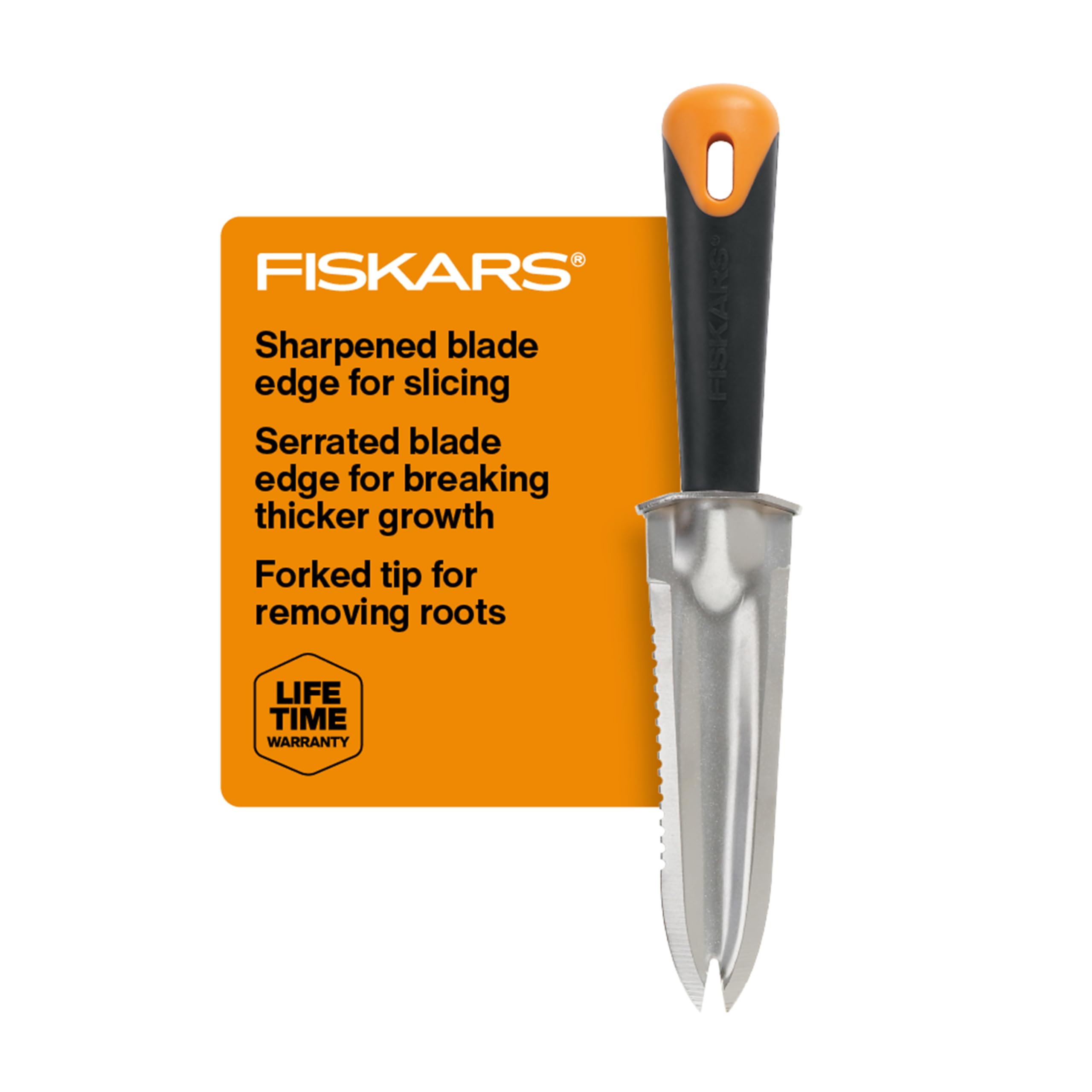 Fiskars Steel Garden Knife, Multi-Purpose Weed Puller Gardening & Yard Tool | Us