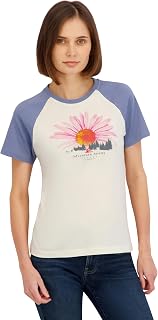 Spyder Women's Floral Adventure Graphic Short Sleeve Tee T-Shirt
