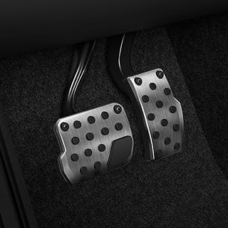 Spigen Stainless Steel Performance Pedal Cover for All Model 3/Y - Dot | Not compatible with Performance trims; for Model Y Juniper, Model YL, Model 3 Highland