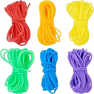 30M 2mm Rubber Cord Cord for Knitting Barber with 1mm Hole for DIY Crafts Knitting Jewelry Making