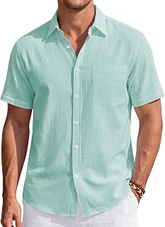 J.VER - Men's Mandarin Collar Long Sleeve T-Shirt with Pocket