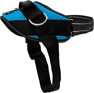 ShawnCo Essential Dog Harness with 3 Leash Clips, Anti-Choke, Reflective, Adjustable and Padded, for Easy Walking and Training for Small, Medium and Medium Dogs