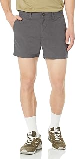 Amazon Essentials Men's Flat Front Comfortable Stretch Chino Shorts Slim Fit 13cm