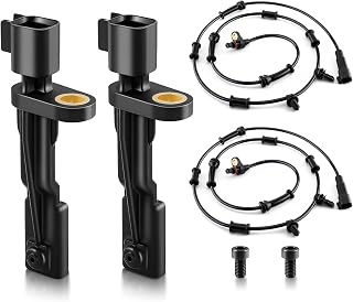Carbhub ABS Wheel Speed Sensor for Jeep Wrangler JK 2007-2018 | Fits for Jeep Wrangler JK 2007-2011 3.8L, 2012-2018 3.6L ABS Sensor Front Rear Left Right