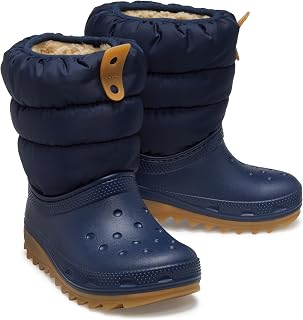 Crocs Classic Neo Puff Boot T, Unisex Fashion Boots – Children and Teenagers