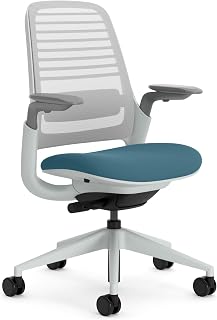 Steelcase Ergonomic Office Chair: Series 1, Lumbar Support, Green