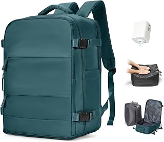 BJLFS Vakuum Rucksack mit Pumpe Ryanair Handgepäck 40x30x20 Reiserucksack