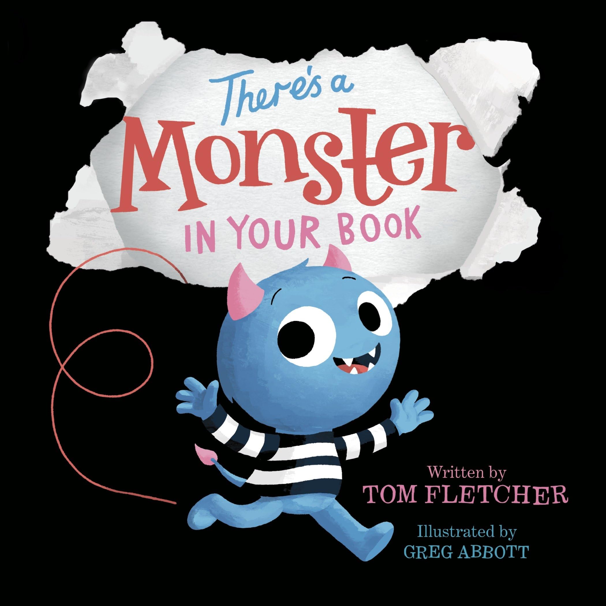 There's A Monster in Your Book: A Funny Monster Book for Kids and Toddlers (Who'