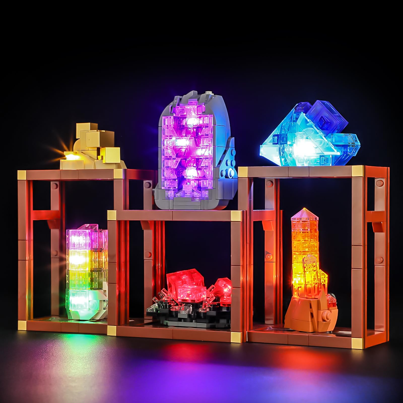 LIGHTAILING LED Lighting Kit Compatible with LEGO 21362 Mineral Collection | Upg