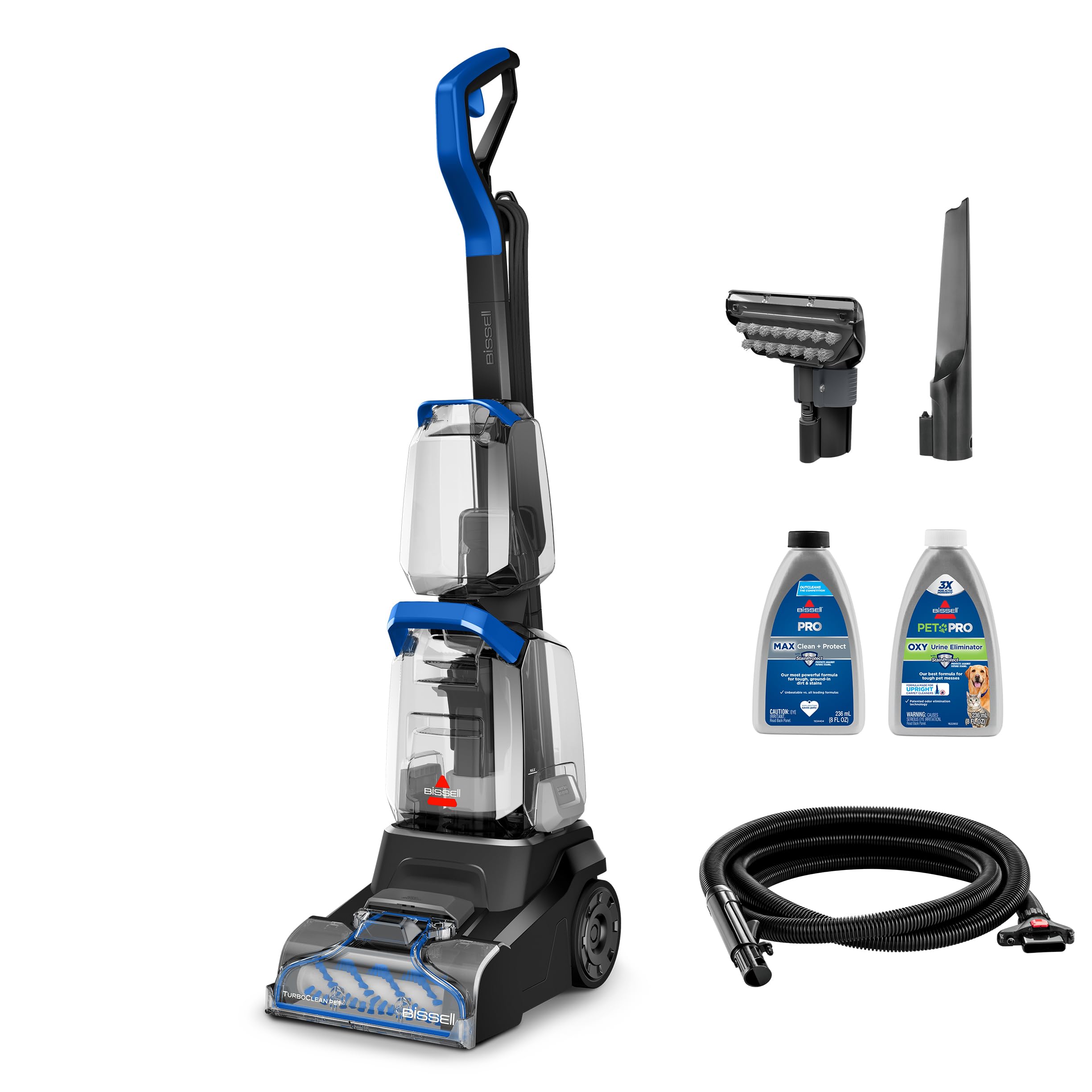 BISSELL TurboClean PET, Upright Carpet & Upholstery Cleaner, 3948 | TurboClean t