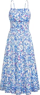 GRACE KARIN Summer Dresses for Women 2026 Vacation Boho Maxi Sundress