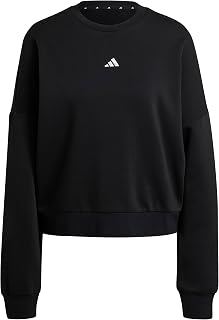 Adidas Women's Essentials Small Logo Feel Cozy Relaxed Fit Sweatshirt