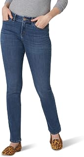 Lee Women's Motion Series Total Freedom Straight Leg Jeans