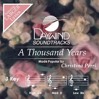 A Thousand Years Accompaniment/Performance Track Daywind Soundtracks