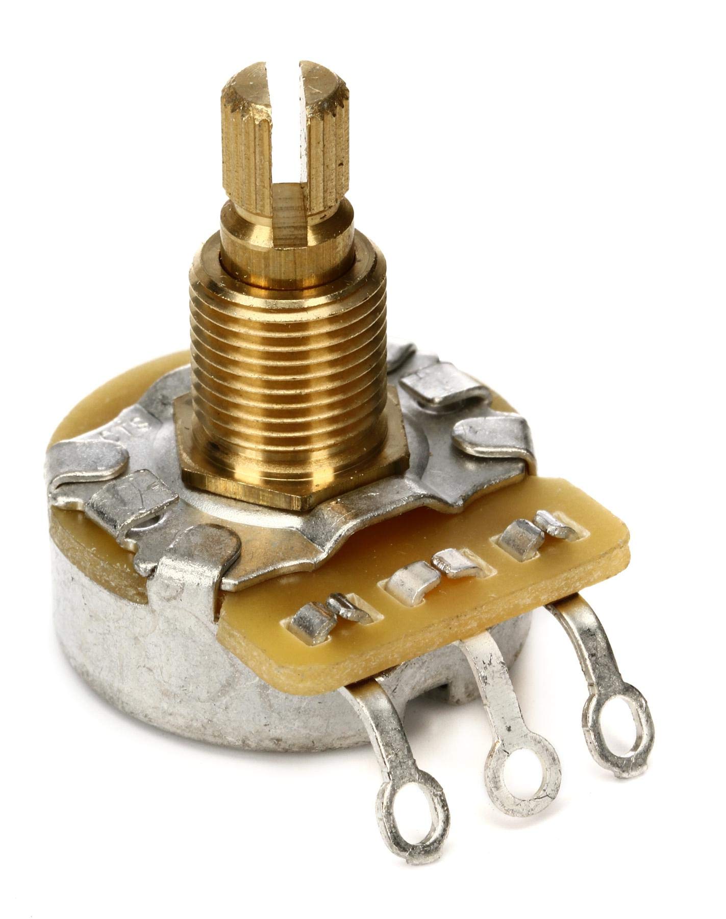 Fender 500K, Split Shaft Potentiometer for Volume or Tone | Genuine Fender 500kΩ