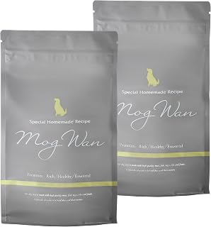 Mogwan 2MGW Dog Food, Chicken & Salmon, 4.0 lbs (1.8 kg) x 2 Pieces, For All Dog Breeds, Suitable for All Ages, Fragrance, Coloring, Grain Free