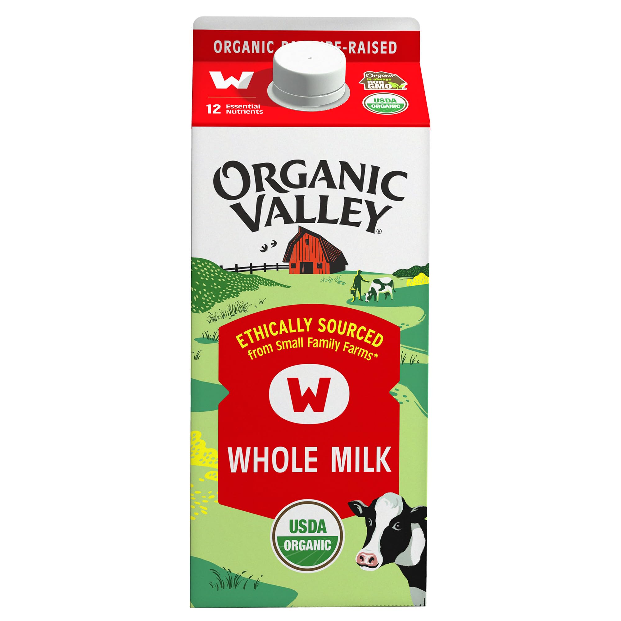 Organic Valley Organic Whole Milk, 64 oz