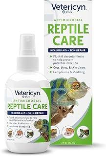 Vetericyn Plus Reptile Wound Care Spray | Reptile Skin Repair, Help Care for Reptile Wounds, Including Scale Rot, Lamp Burns, and Shedding. 3 Ounces