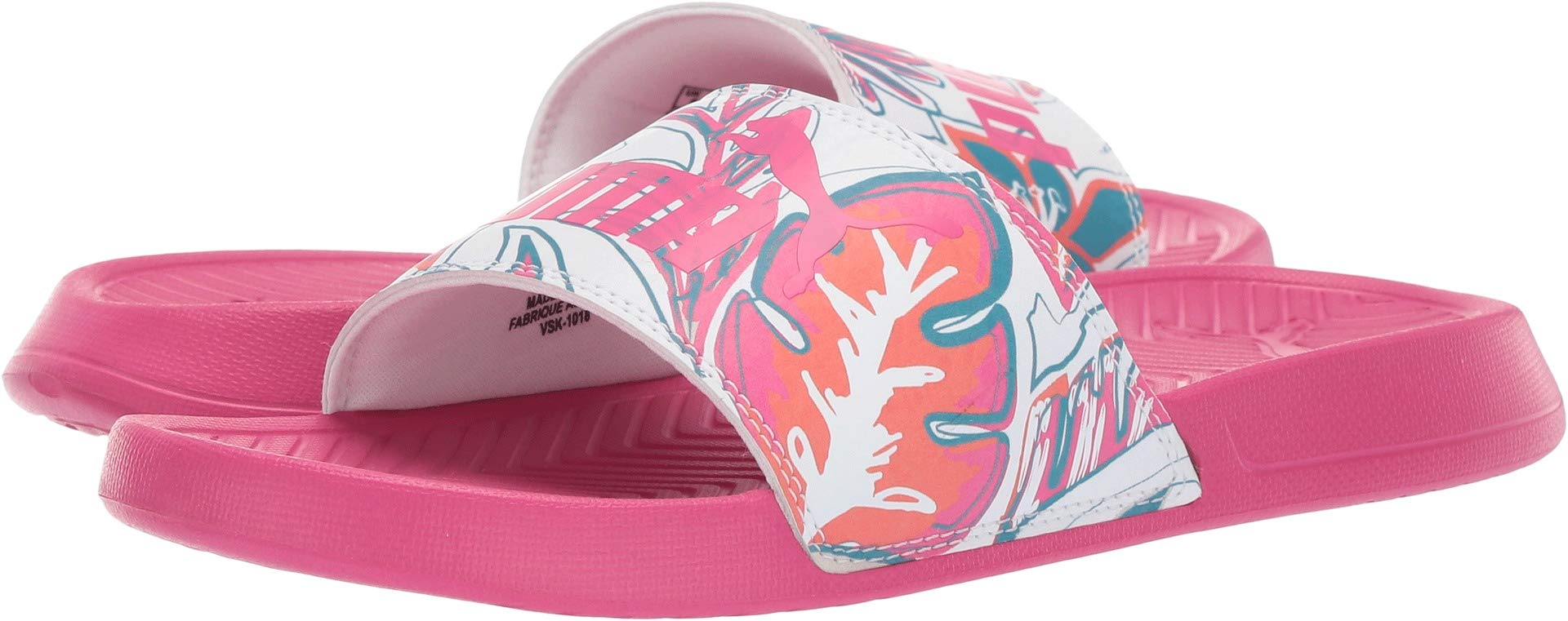 Puma Leadcat 2.0 Sandals, Beach, Pool, Ocean, Camp, Chalk, Pink, White