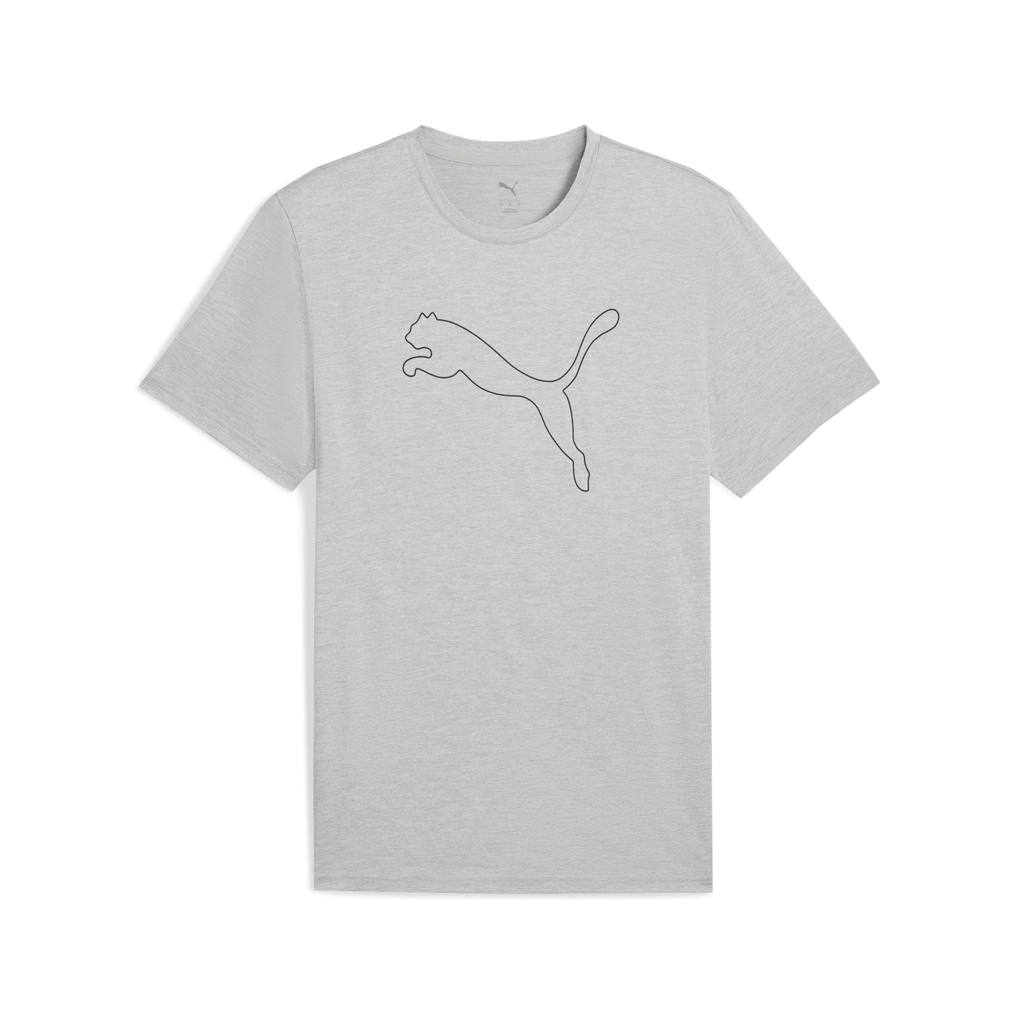 PUMA M Tad Essential Heather Cat Tee (CF Large Cat) Unisex T-Shirts - Adult (Pac