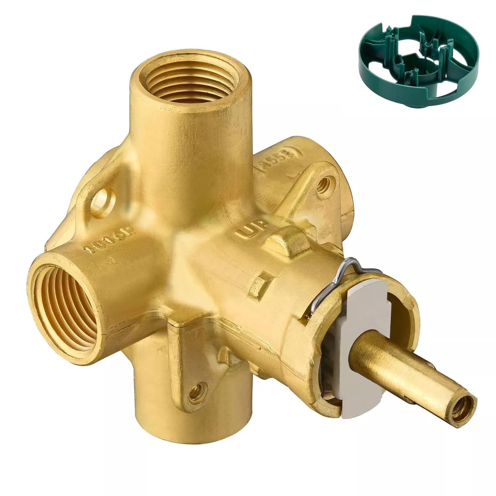 2510 Brass Pressure Balancing Tub and Shower Valve with 1/2-Inch IPS Connections