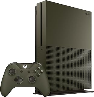 Xbox One S 1TB Console, Military Green (Renewed)