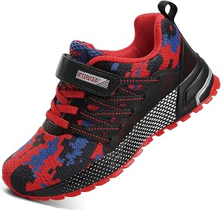 KUBUA Kids Sneakers Lightweight Boys Girls Tennis Shoes