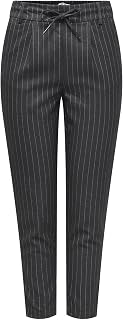 Only Onlpoptrash-naja Fine Stripe Pant Noos Fabric Pants for Women