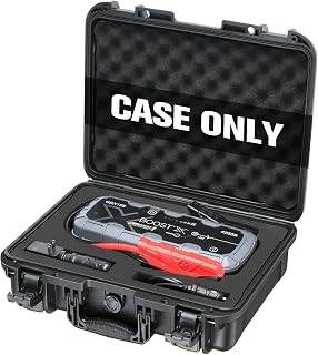 Hard Case for NOCO Boost X GBX155: Portable Jump Starter Carrying Case | Waterproof Travel Hard Shell Storage Box for NOCO Boost X GBX155 UltraSafe Jump Starter - RV Trips & Highway Travel (Black)