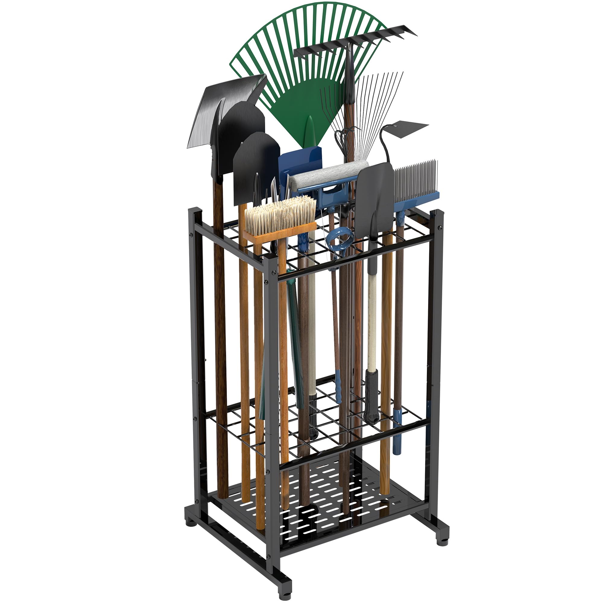 Garden Tool Organizer, Garage Tool Organizer & Garage Organization, Heavy Duty S