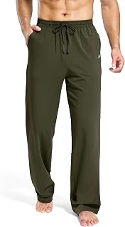 Pudolla Mens Tall Sweatpants 32"/34"/36"/38" Inseam Yoga Pants with Pockets