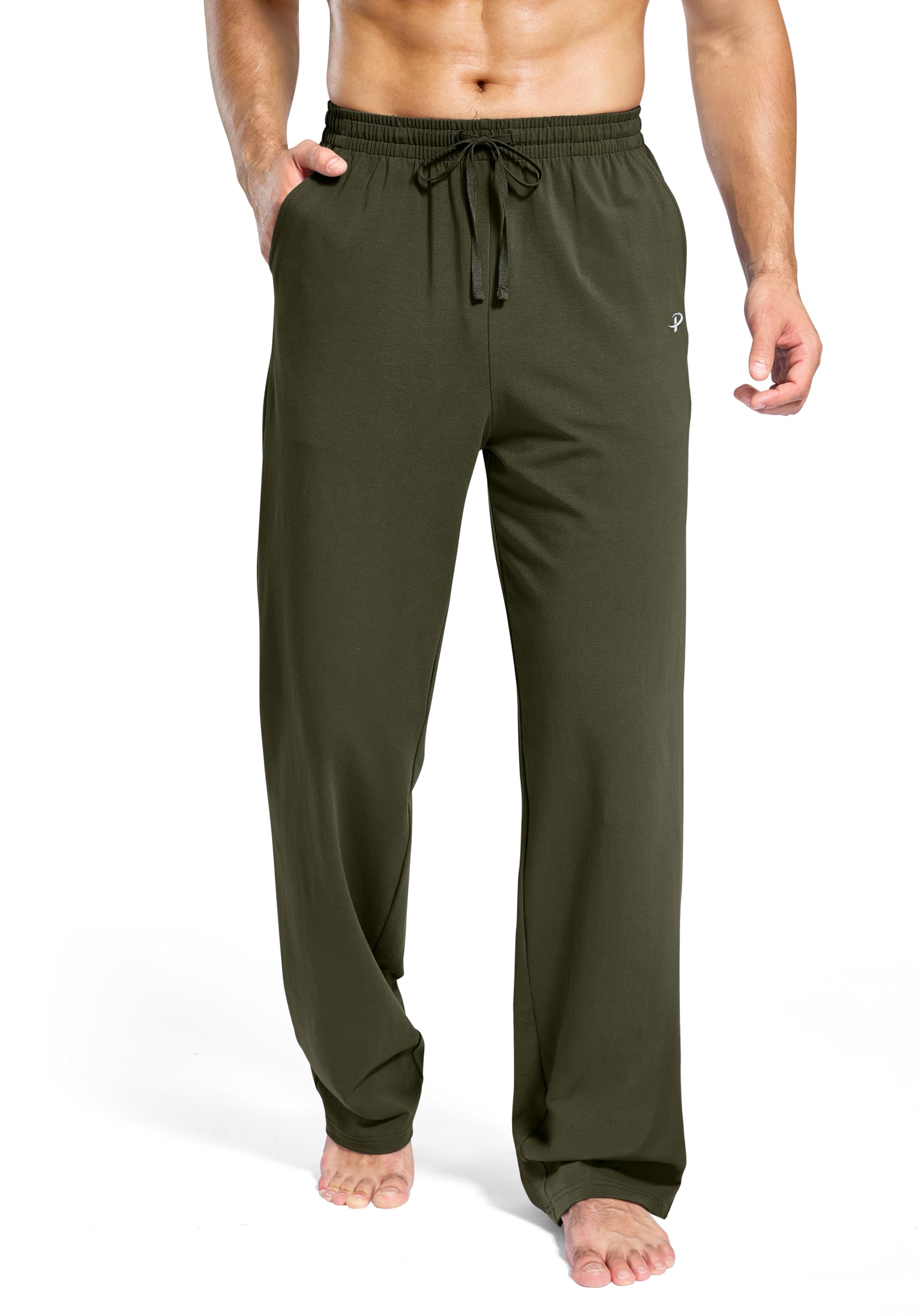 Pudolla Mens Tall Sweatpants 32"/34"/36"/38" Inseam Yoga Pants with Pockets