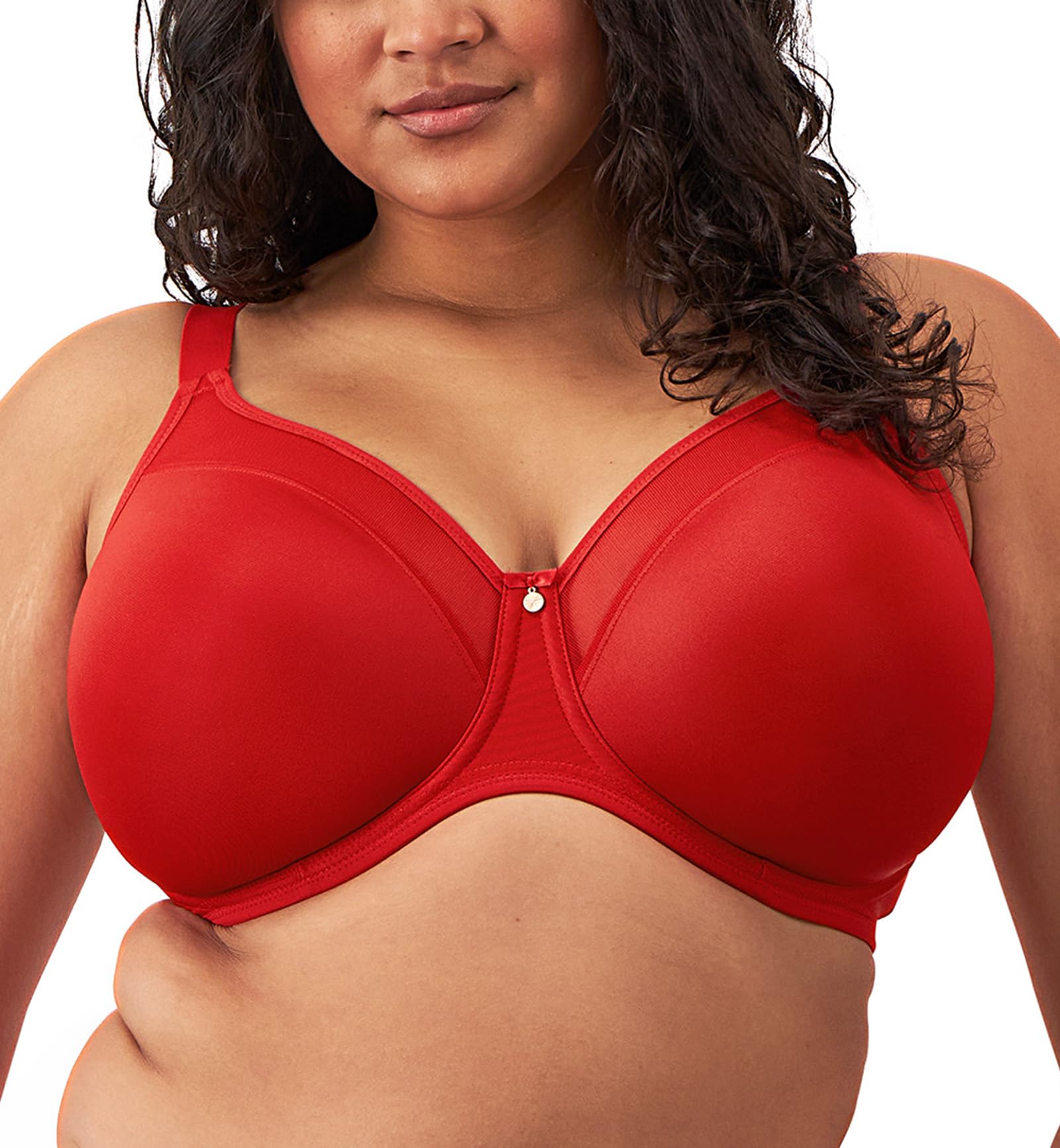Elomi Women's Smooth Unlined Underwire Molded Bra Haute Red