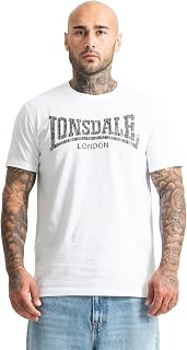 Lonsdale T-Shirt pour Homme, Taille Normale, Logo Kai