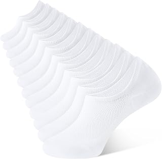 Closemate 6 Pairs of Women's Men's Low Socks Cotton Invisible Short Socks
