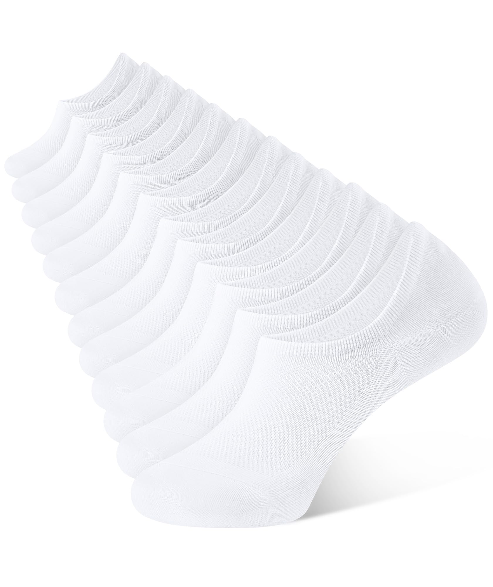 Closemate 6 Pairs of Women's Men's Low Socks Cotton Invisible Short Socks